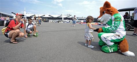 How the Pocono Raceway Team Mascot Brings the Track to Life